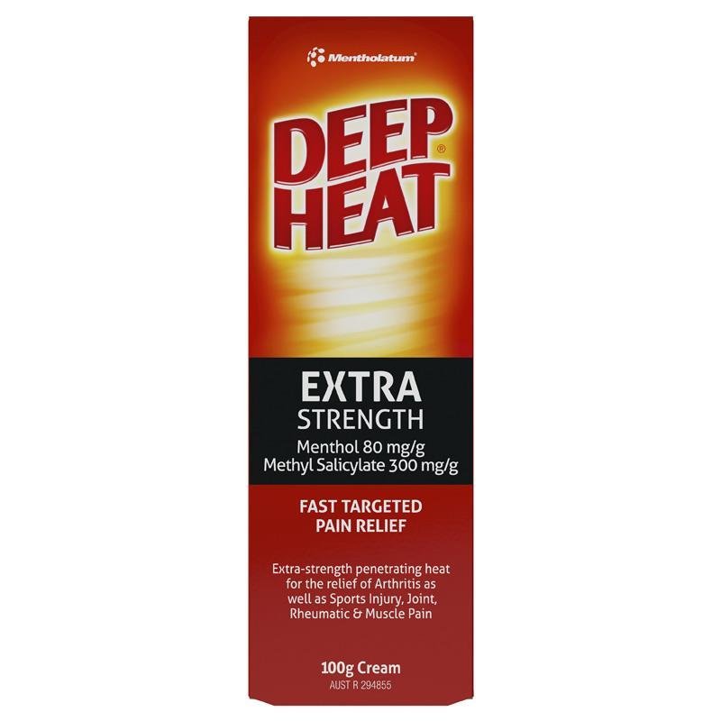 Deep Heat Extra Strength Cream 100g