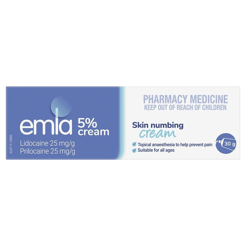 Emla Cream 5% 30g Tube