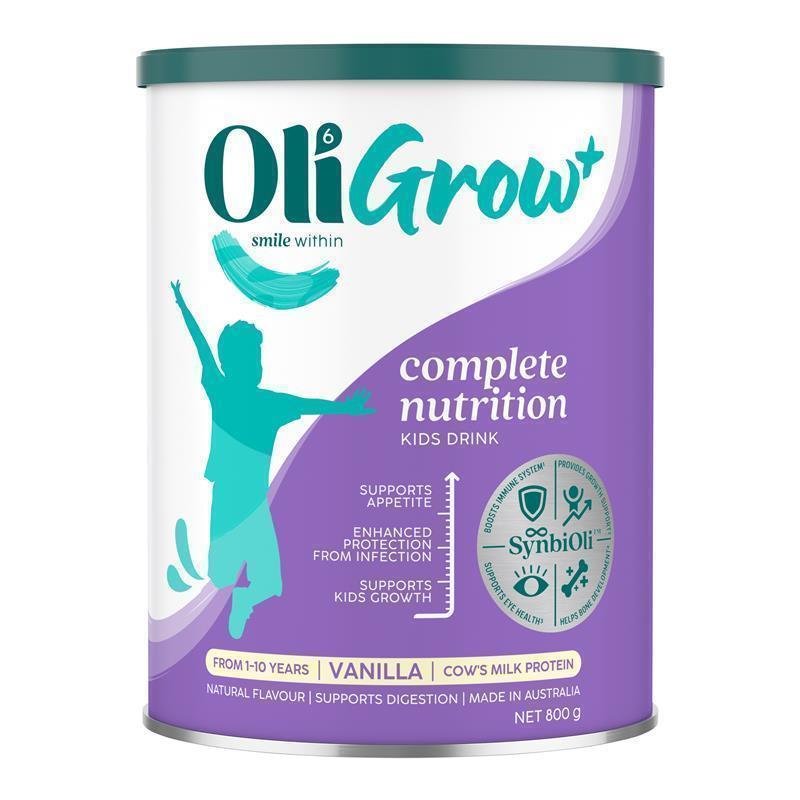 OliGrow+ Kids Nutritional Supplement – Fussy Eater & Immune Support 800g