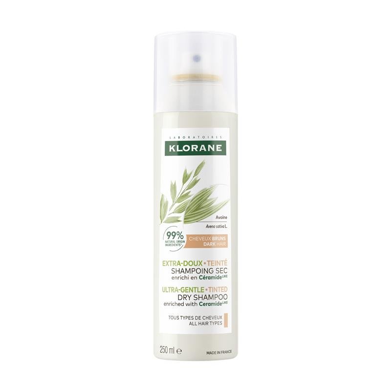 Klorane Dry Shampoo With Oat & Ceramide Dark Hair 150ml