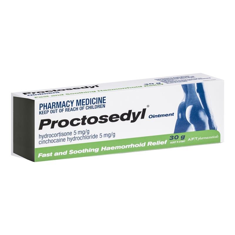 Proctosedyl Haemorrhoids Relief Ointment Cream 30g