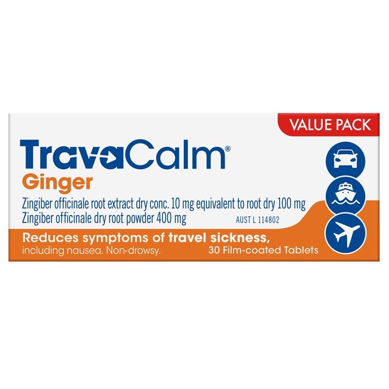 Travacalm Ginger 30 Tablets