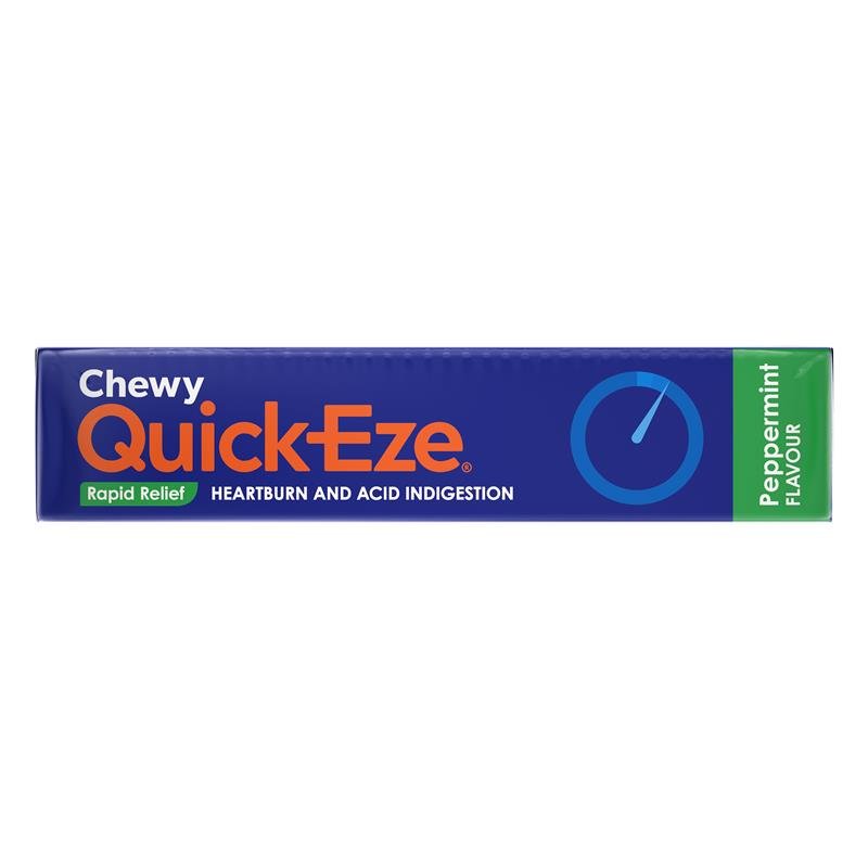 Quick-Eze Peppermint Chewy Antacid 8 Tablet