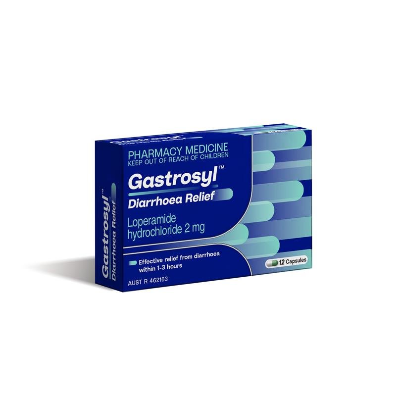 Gastrosyl Loperamide 2mg 12 Capsules