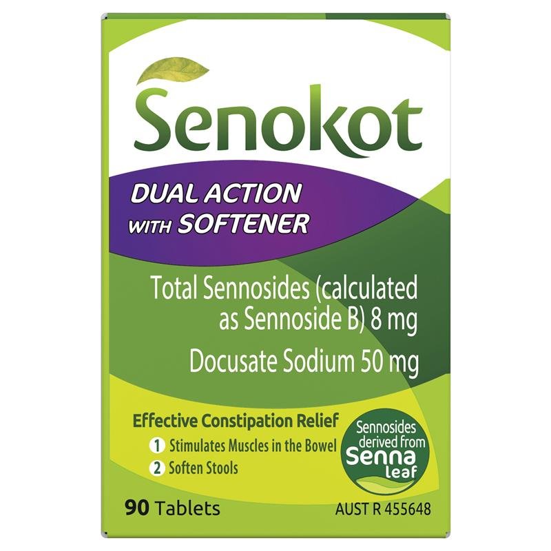 Senokot Dual Action 90 Tablets