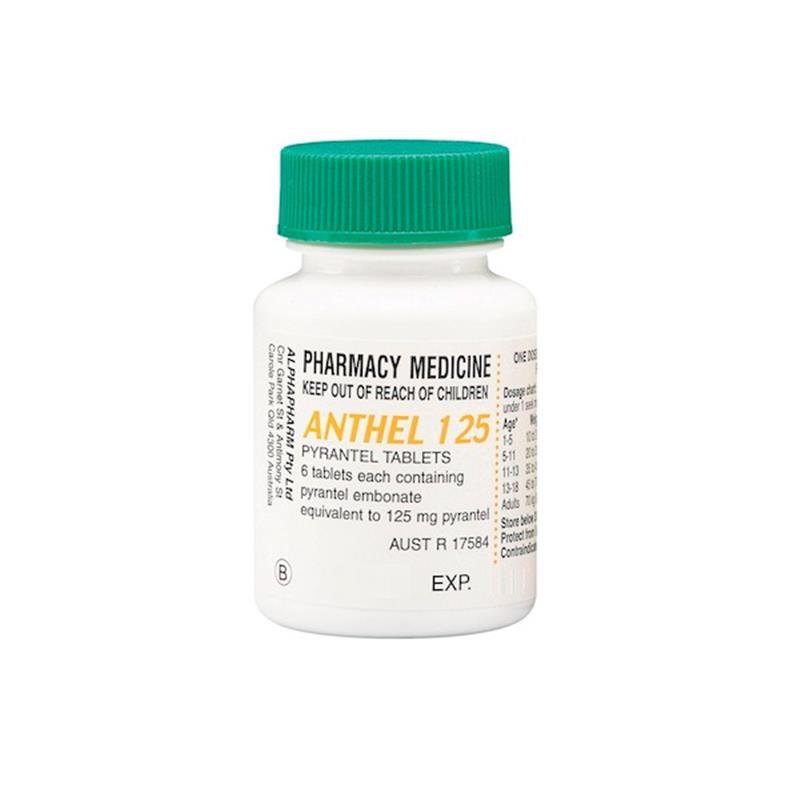 Anthel 125mg 6 Tablets