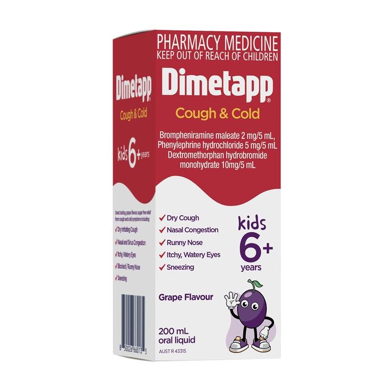 Dimetapp Cough and Cold 200mL