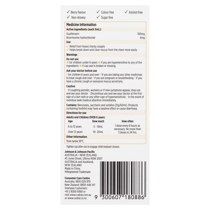 Codral Mucus Cough Forte 200ml