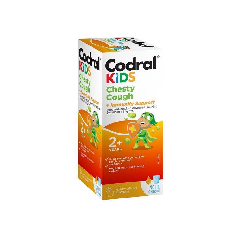 Codral Kids Chesty Cough + Immunity Support 200mL