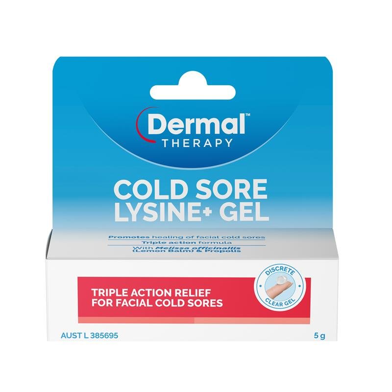 Dermal Therapy Cold Sore Lysine+ Gel 5g