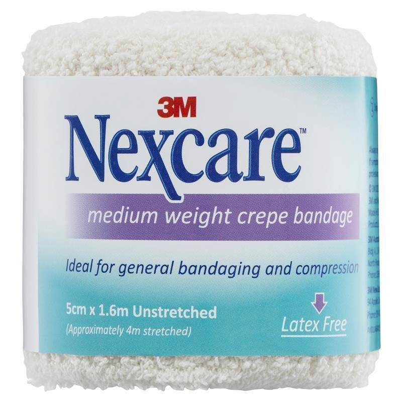 Nexcare 弹力绉纱绷带 中号 50mm x 1.6m
