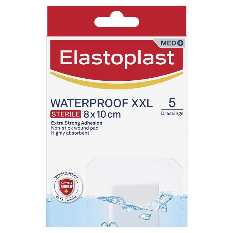 Elastoplast 防水伤口敷贴 XXL 8cm×10cm 5片