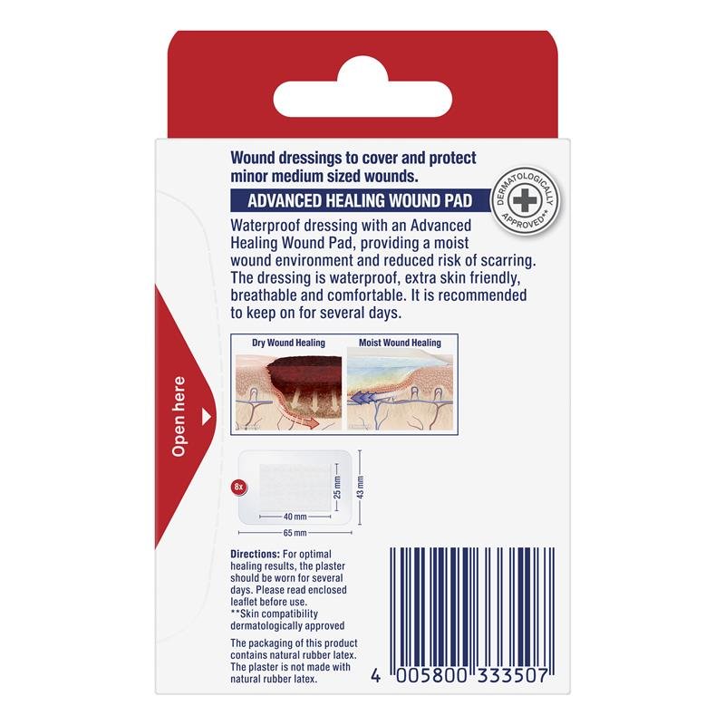 Elastoplast 防水速愈敷料 8片