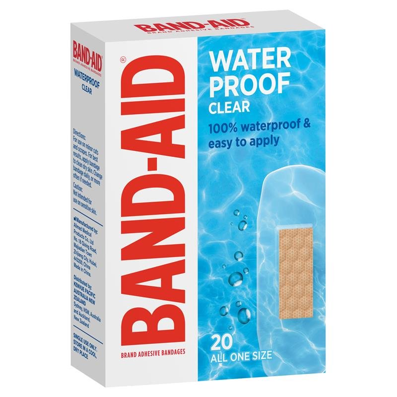 Band-Aid 邦迪 防水透明创可贴 常规 20片
