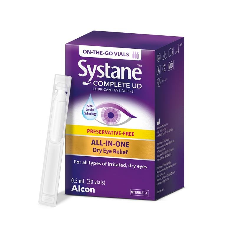 Systane Complete Preservative Free Unit Dose Eye Drops 30 x 0.5ml