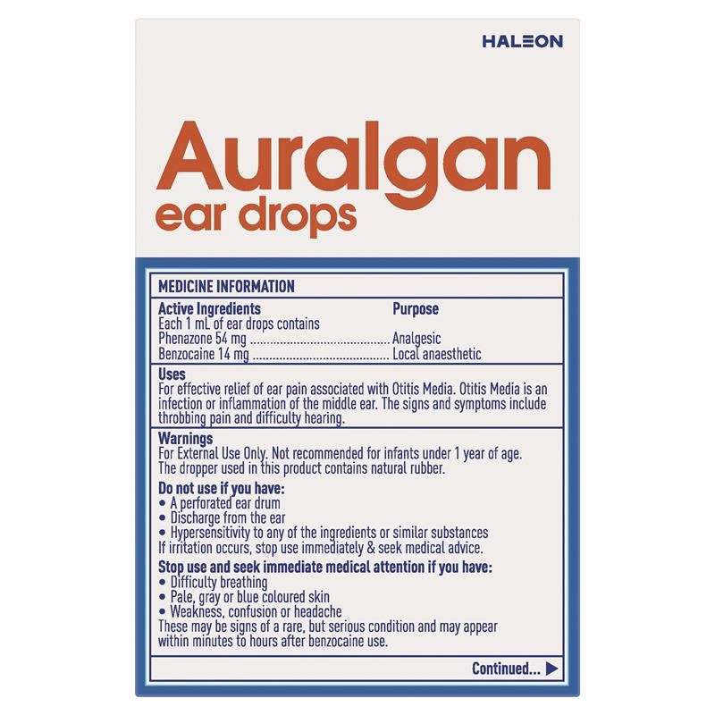 Auralgan Ear Drops 15mL