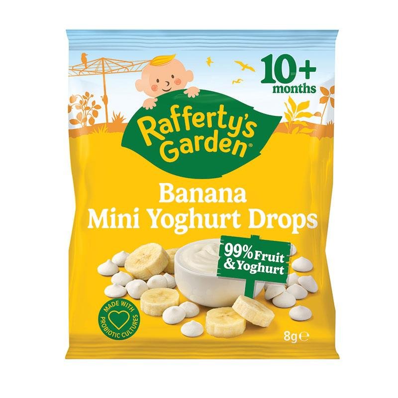 Raffertys Garden Mini Yoghurt Drops Banana 8g