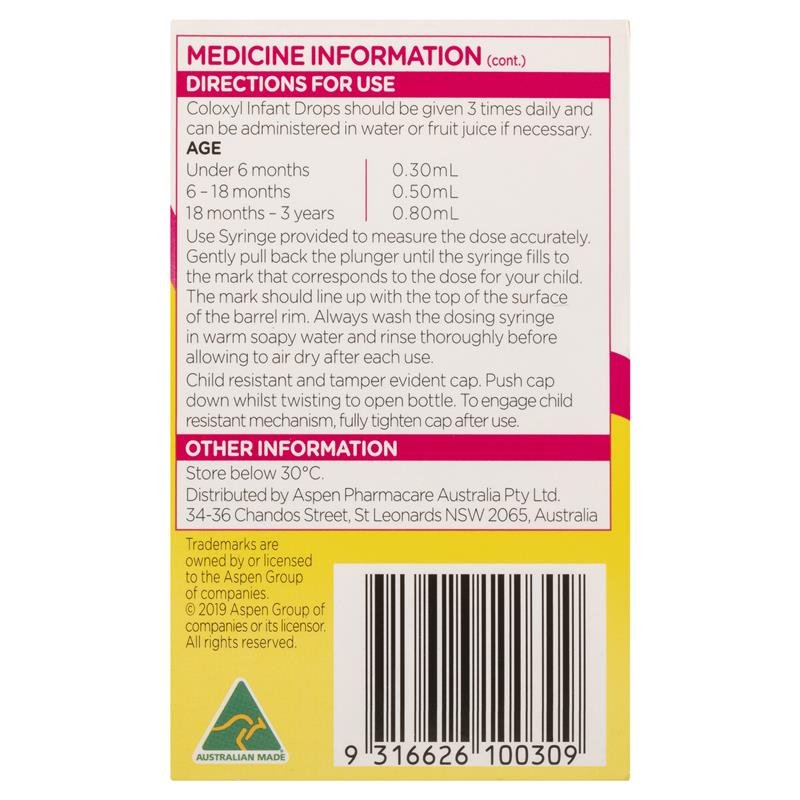 Coloxyl Drops 30mL