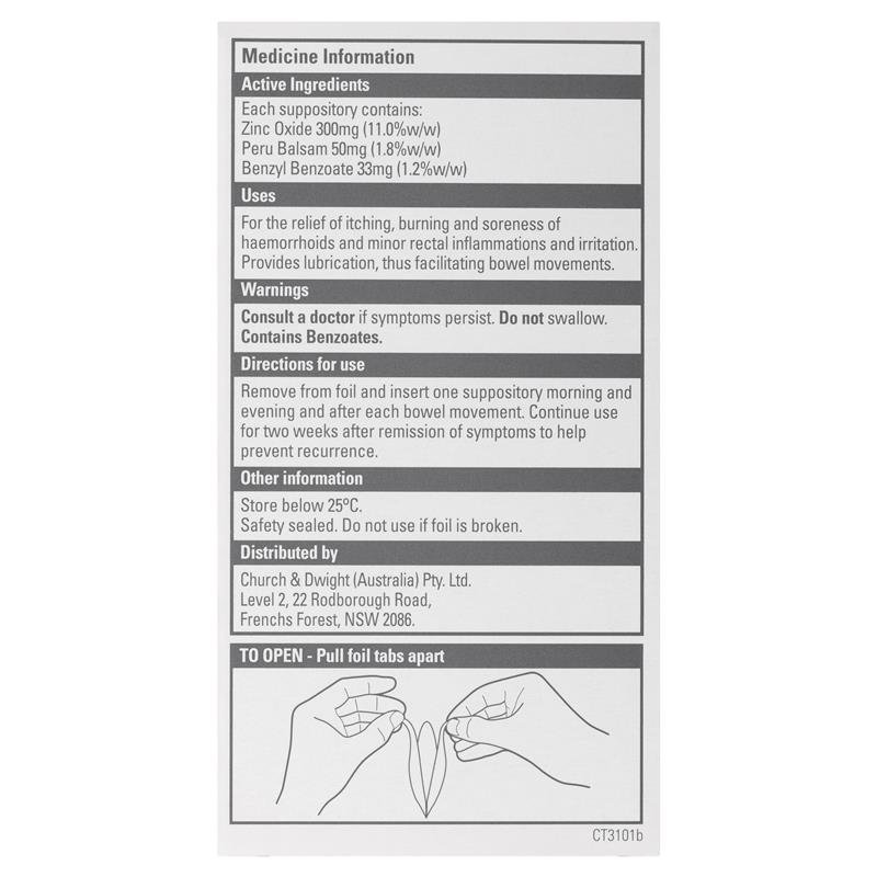 Anusol Suppositories 12
