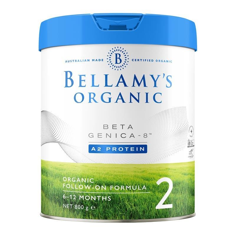 Bellamy's Beta Genica-8 Step 2 Follow-On Formula 800g
