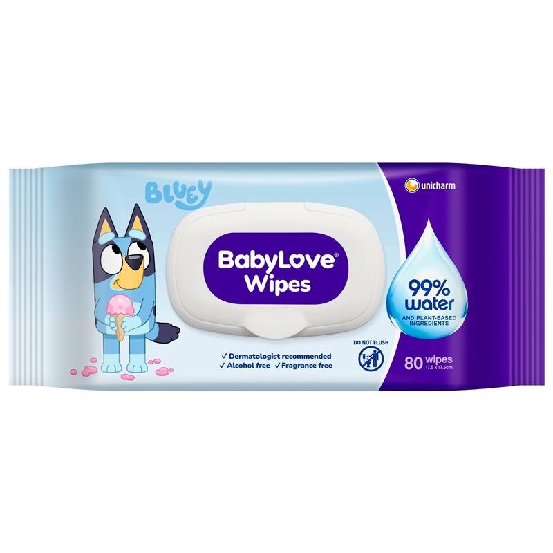 Babylove 婴儿水润湿巾 80片