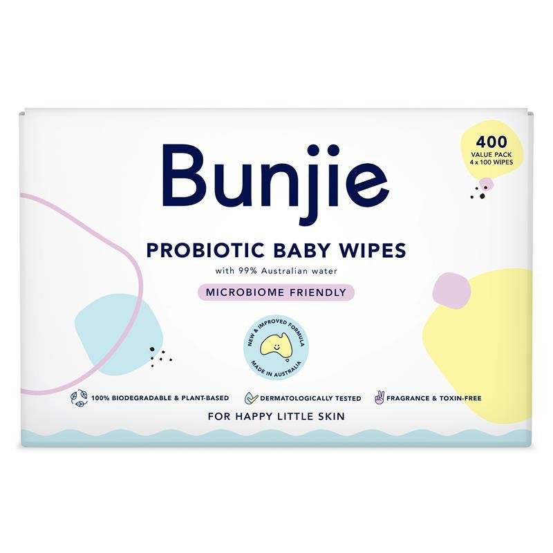 Bunjie 益生菌婴儿湿巾 400片