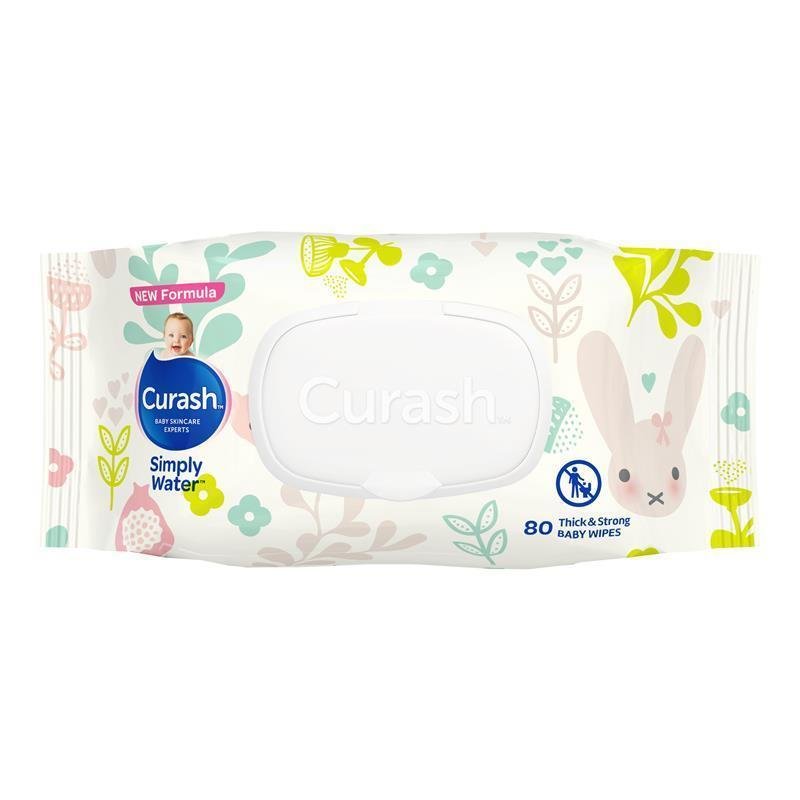 Curash 纯水婴儿湿巾 兔子限定版 80片