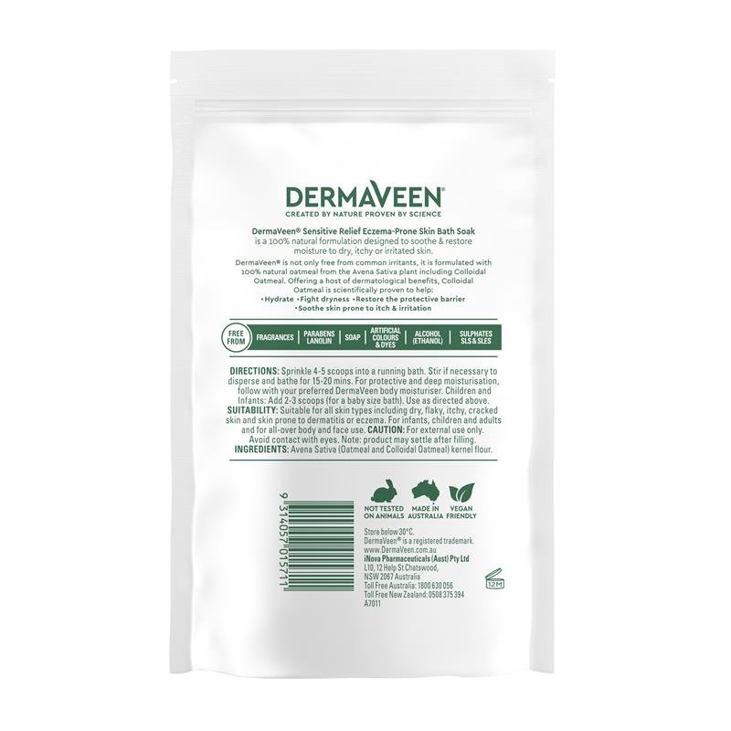 DermaVeen Calmexa 敏感舒缓泡浴粉 200g