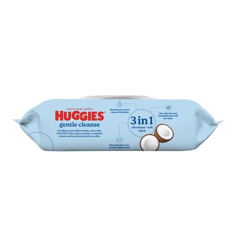 Huggies好奇 温和椰子油婴儿湿巾 80片
