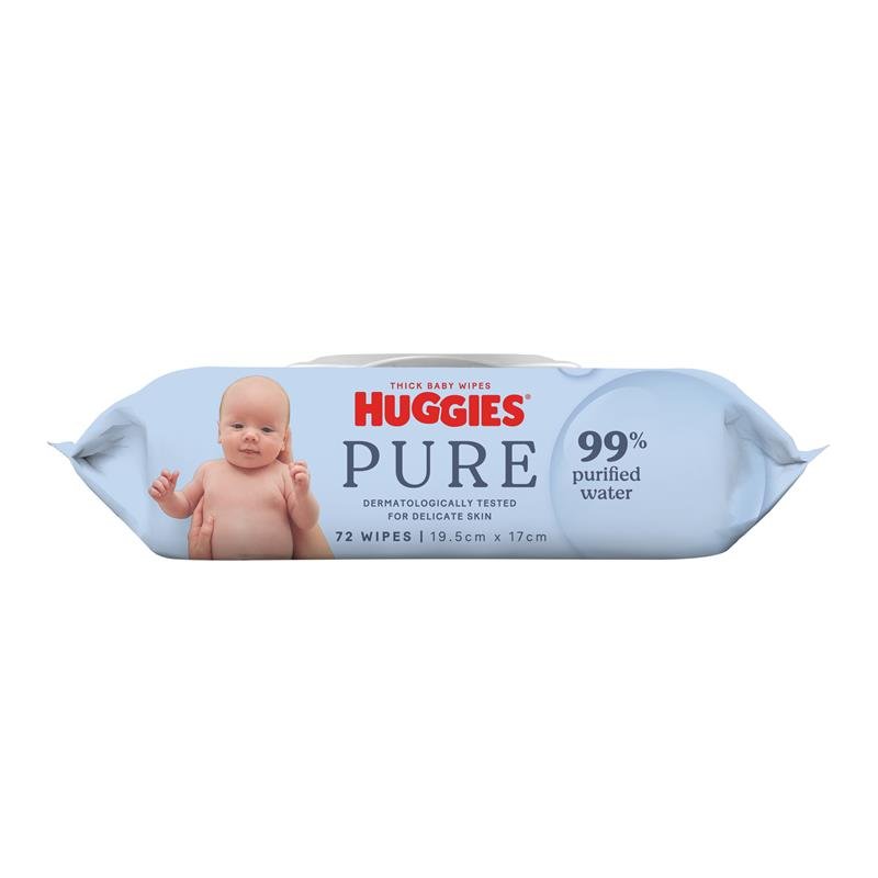 Huggies好奇 PURE 99%纯净水婴儿湿巾 72片