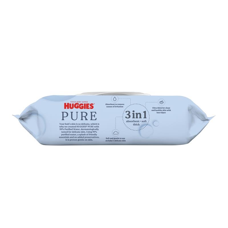 Huggies好奇 PURE 99%纯净水婴儿湿巾 72片