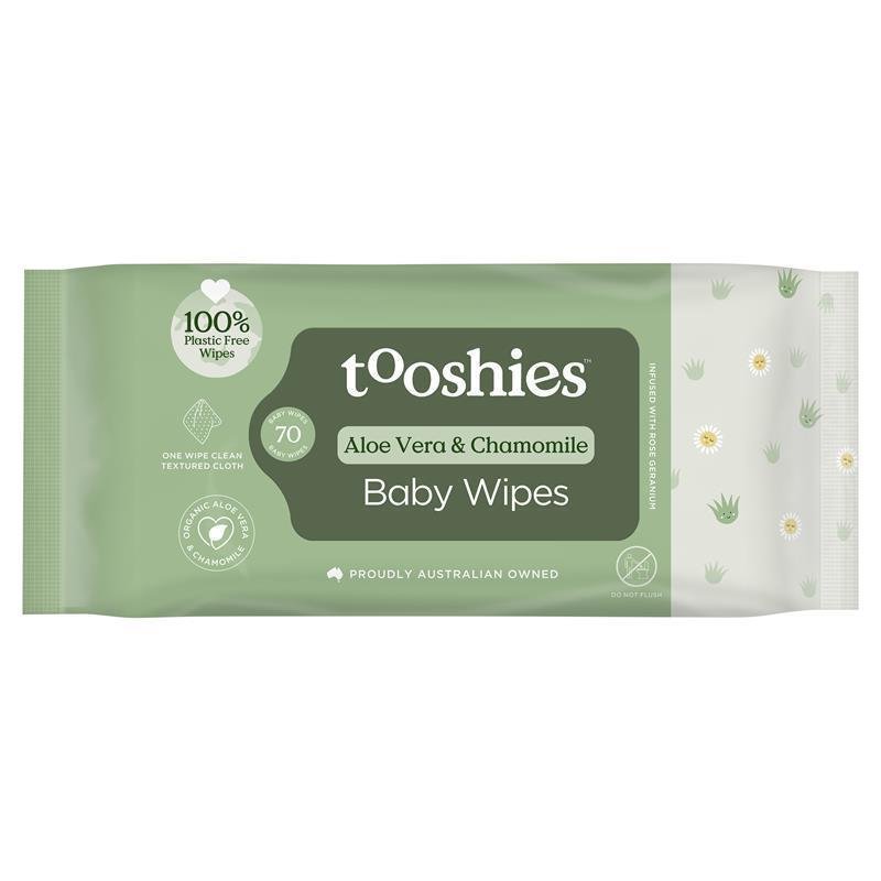 Tooshies 芦荟洋甘菊婴儿湿巾 70片