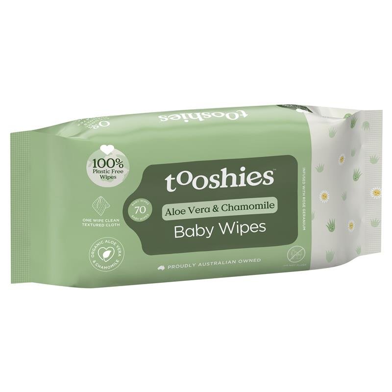Tooshies 芦荟洋甘菊婴儿湿巾 70片