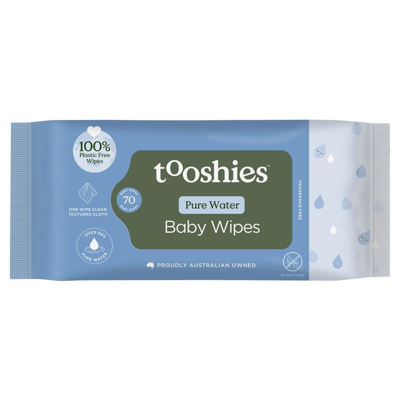 Tooshies 纯水婴儿湿巾 70片