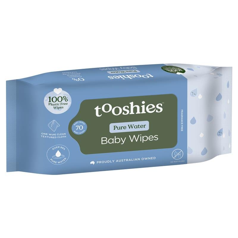 Tooshies 纯水婴儿湿巾 70片