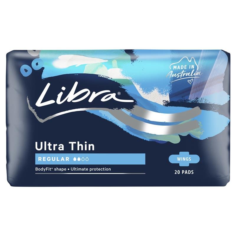 Libra 超薄护翼卫生巾 日用 20片