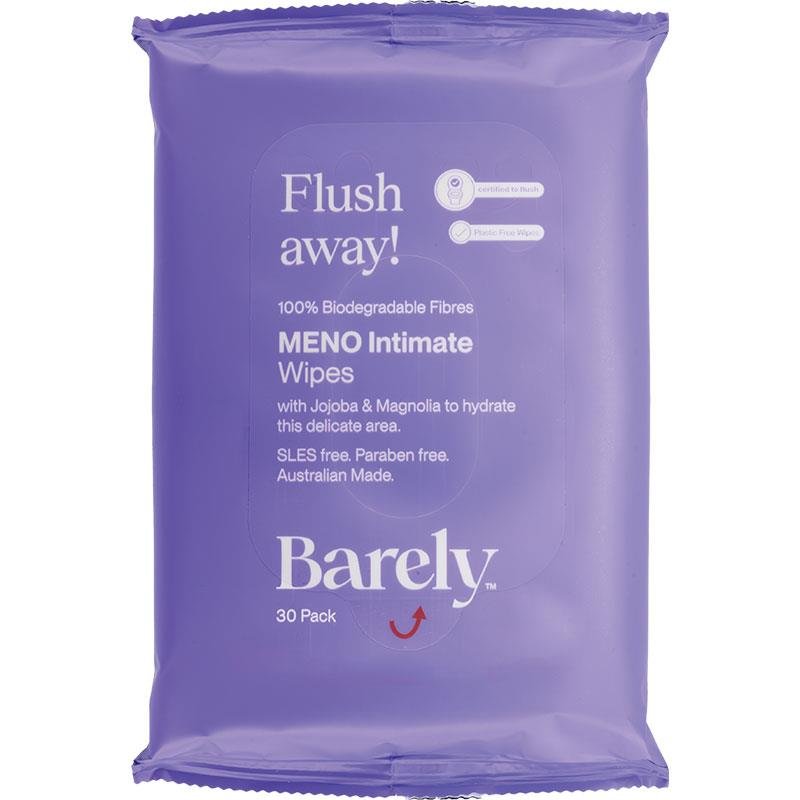 Barely 更年期可冲散私处湿巾 30片