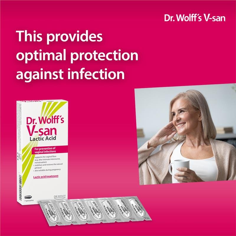 Dr Wolffs V-san 乳酸阴道栓 7粒