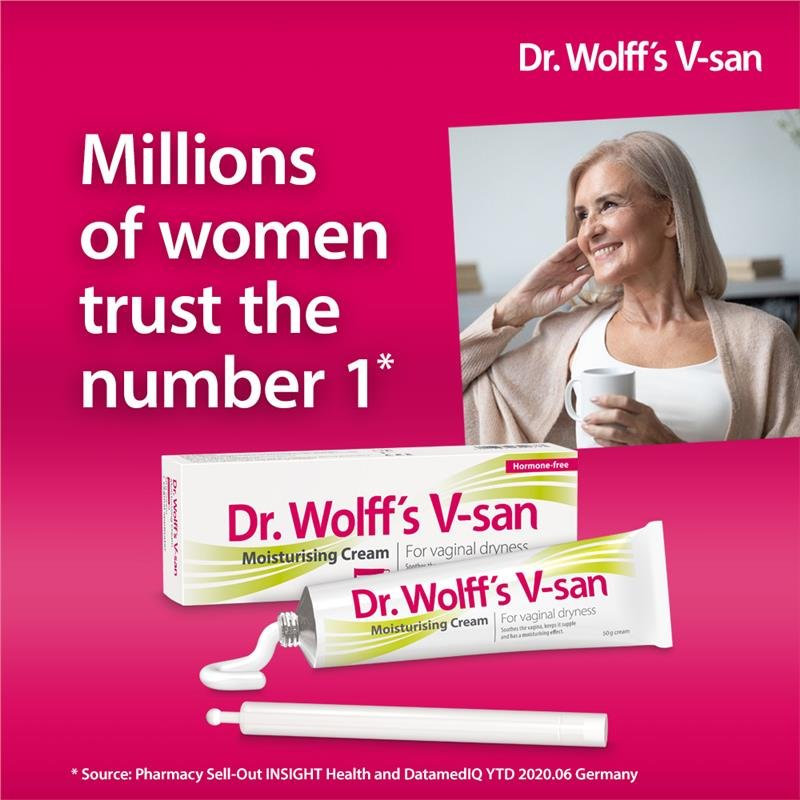 Dr Wolffs V-San 保湿膏 含推入器 50g