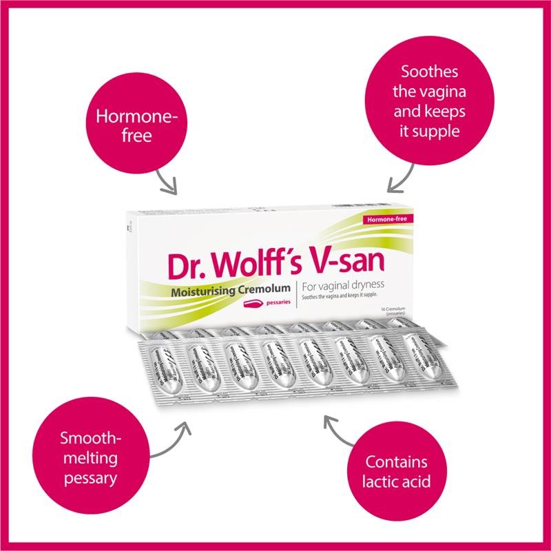 Dr Wolffs V-San Cremolum 保湿阴道栓