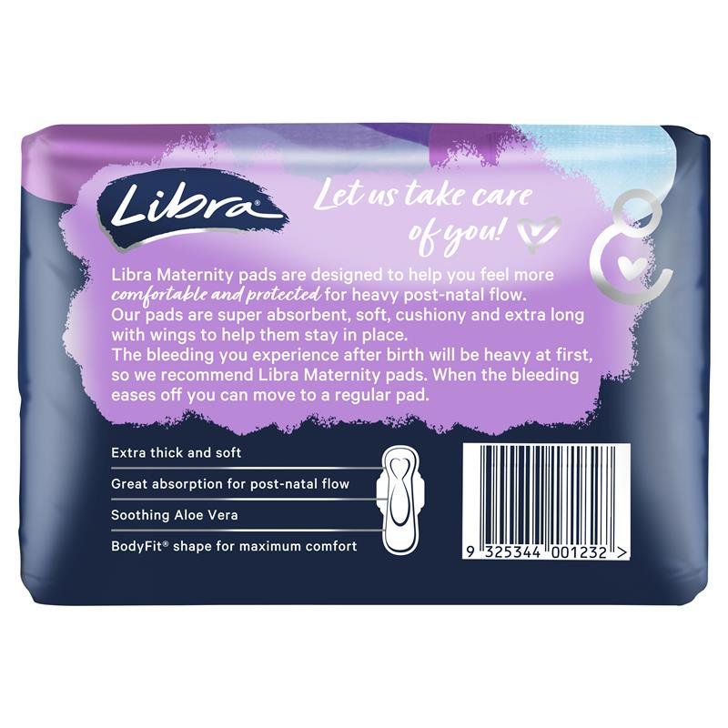 Libra 加长产妇卫生巾 带护翼 10片