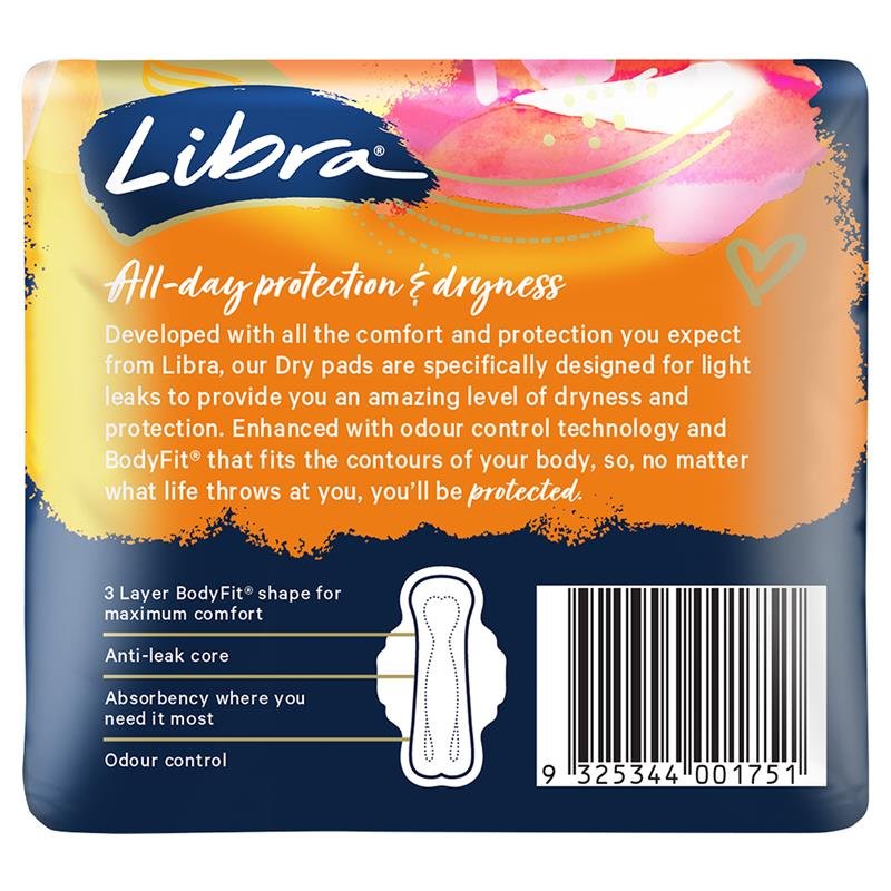 Libra 超薄干爽卫生巾 带护翼 12片