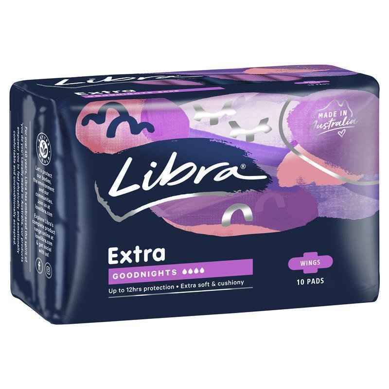 Libra 夜用卫生巾 10片