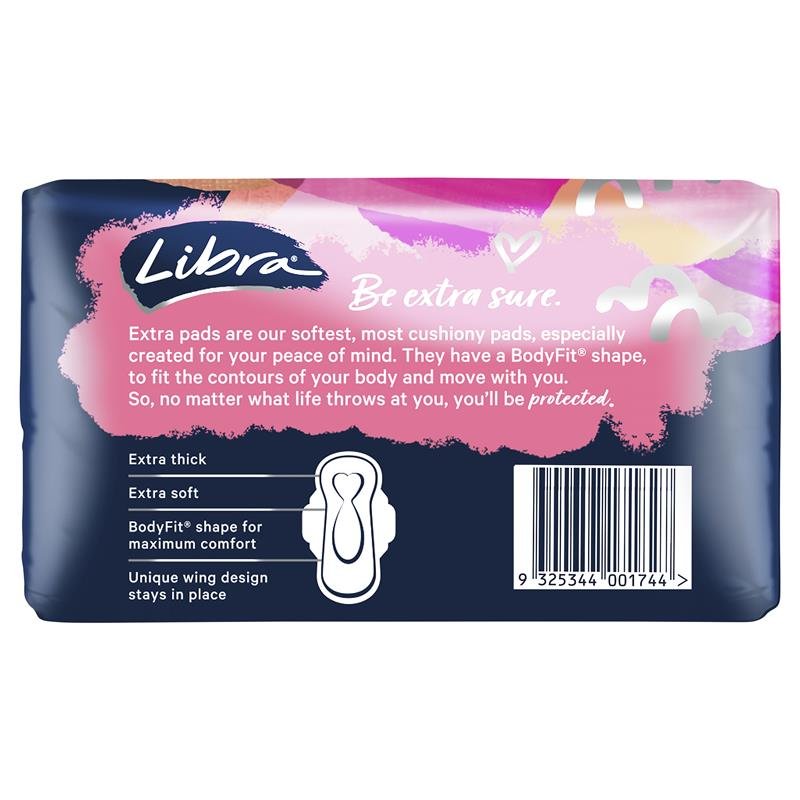 Libra 加量卫生巾 带护翼 12片