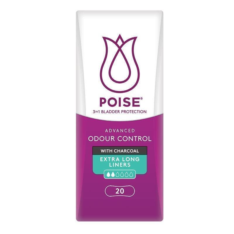 Poise 加长竹炭失禁护垫 20片