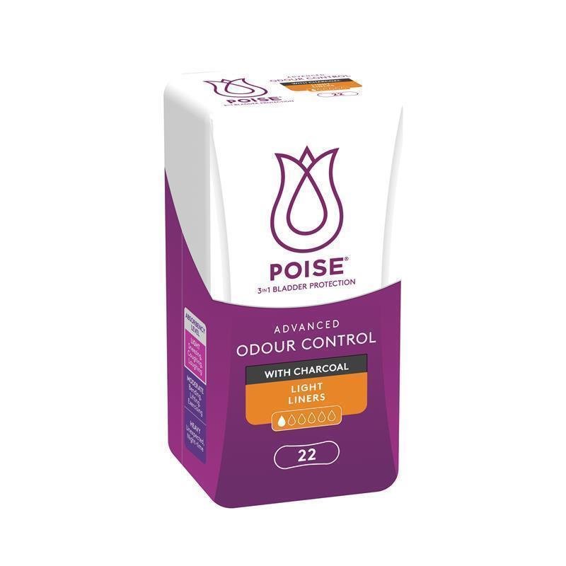 Poise 轻度失禁护垫 含活性炭 22片