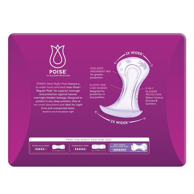 Poise 失禁护理垫 夜用加长超长型 20片