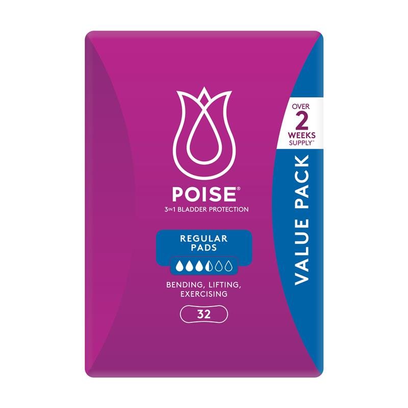 Poise 普通型失禁护理垫 32片