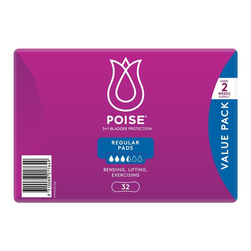 Poise 普通型失禁护理垫 32片