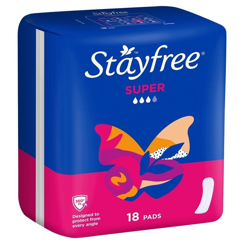 Stayfree 量多型卫生巾 18片